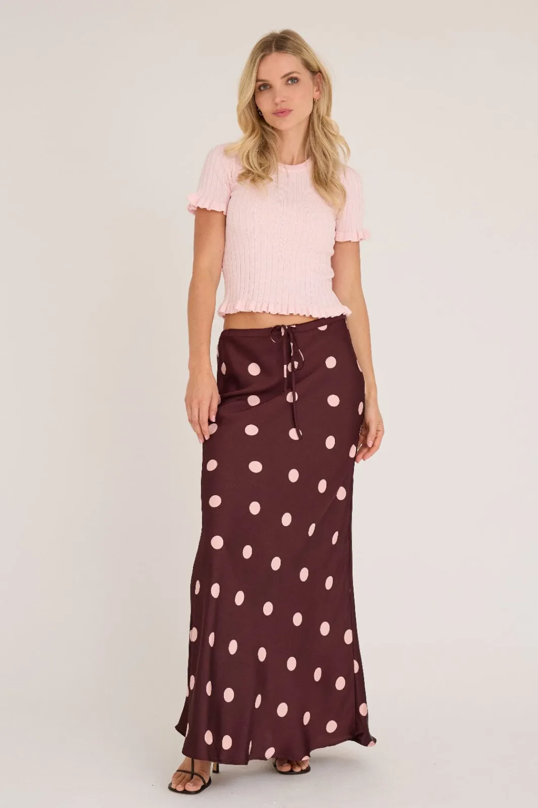 A-View Avemily Dot Skirt AV8192 | Kjolar