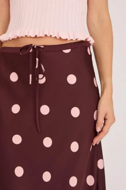 A-View Avemily Dot Skirt AV8192 | Kjolar
