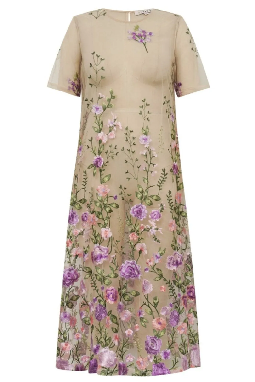 A-View Avfuschia Midi Dress AV7086 | Klänningar