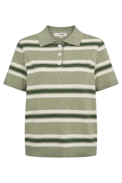 A-View Avpoo tripe Knit Boue AV5060 | Blusar & Skjortor