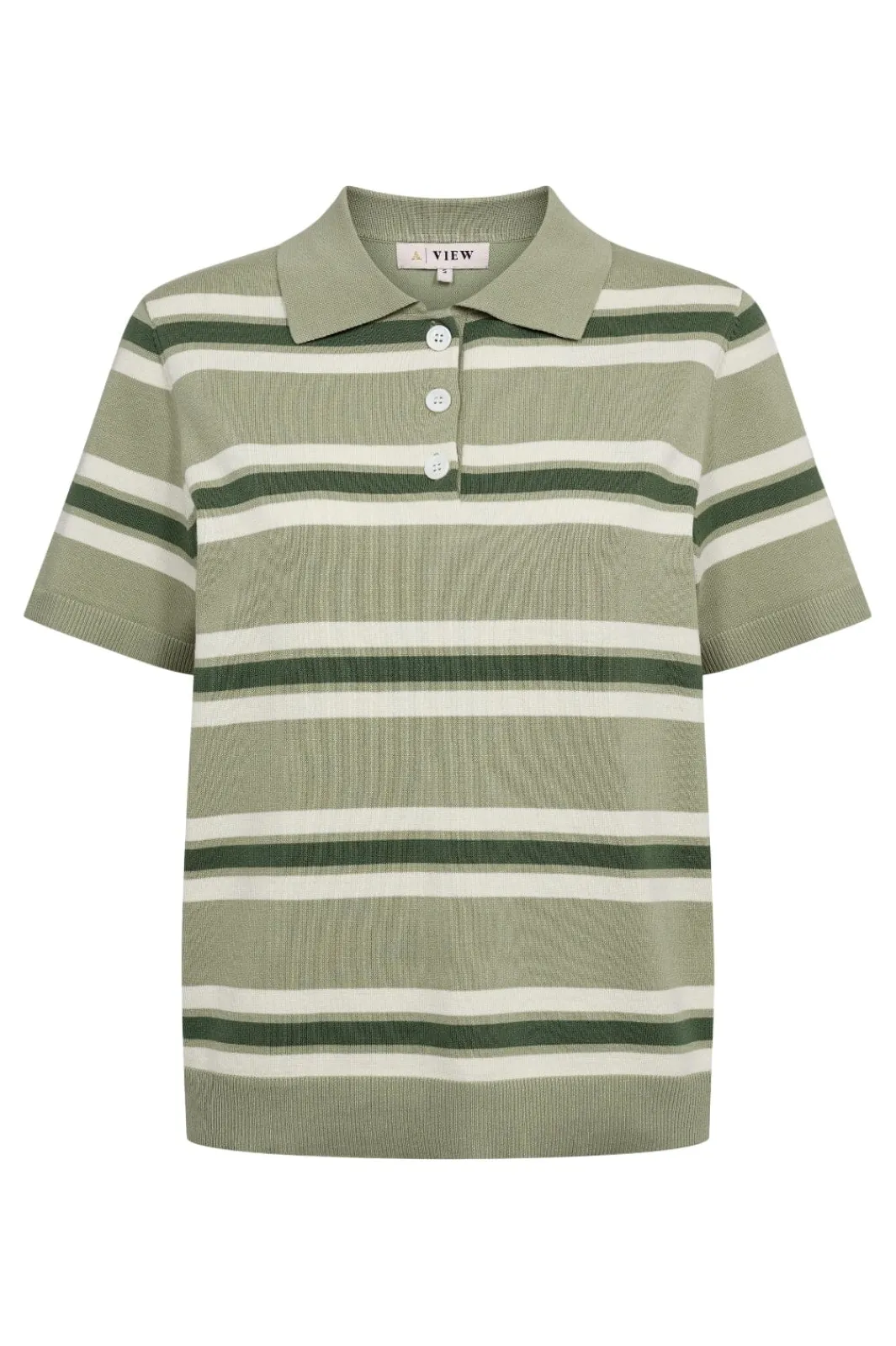 A-View Avpoo tripe Knit Boue AV5060 | Blusar & Skjortor