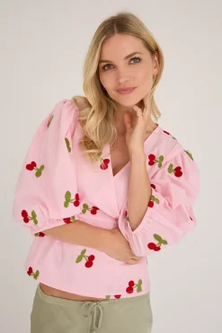 A-View Avrebekka Fruit Blouse AV4851 | Blusar & Skjortor