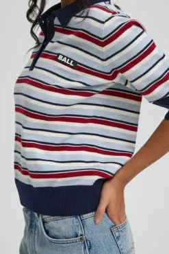 Babamarietta Knit Sl Polo 50408079