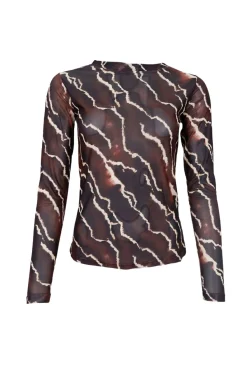 Black Colour Bcannie Mesh Blouse 3846 | Blusar & Skjortor