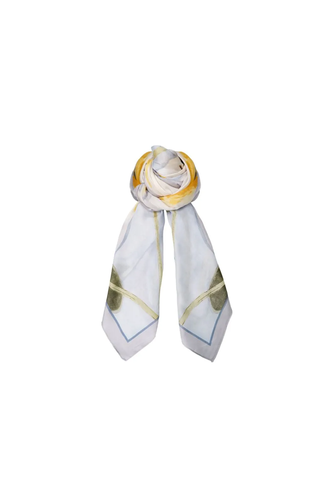 Black Colour Bcarlet Satin Scarf 208329 | Halsdukar