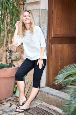 Black Colour Bcbeate Capri Pant 41191 | Jeans, Leggings & Byxor