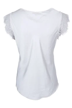 Black Colour Bcbilly Lace Top Vintage Dyed | T-Shirts & Toppar