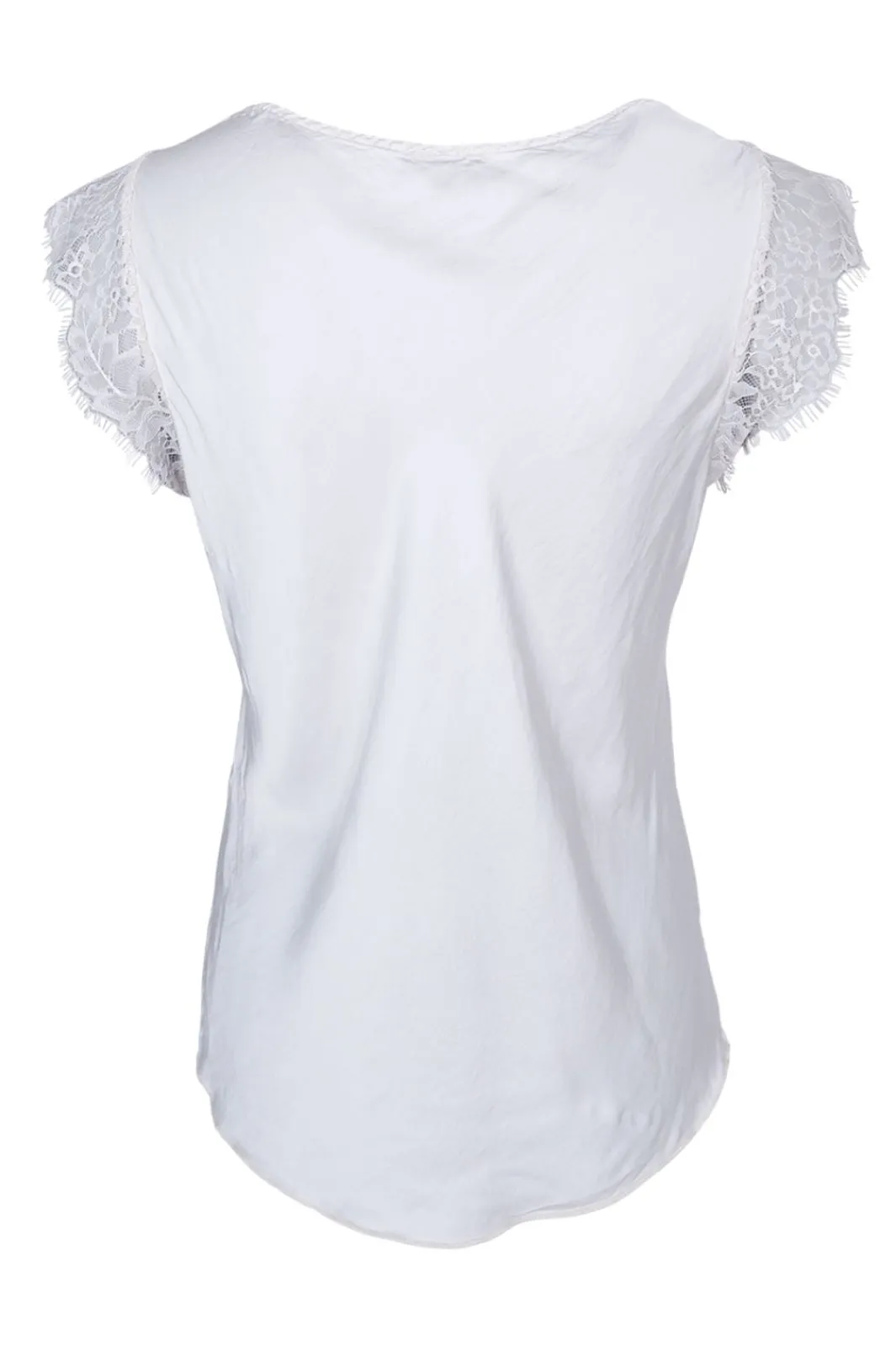 Black Colour Bcbilly Lace Top Vintage Dyed | T-Shirts & Toppar