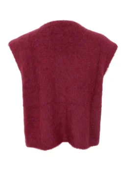 Black Colour Bcbjoerk Knitted Button Vest 1217 | Västar