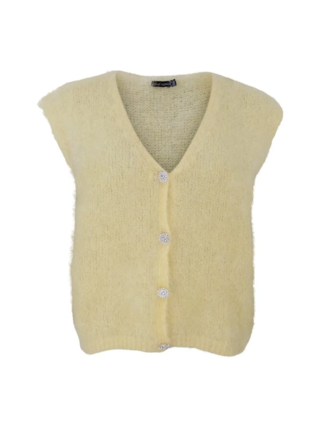Black Colour Bcbjoerk Knit Vest 1250 | Sticka