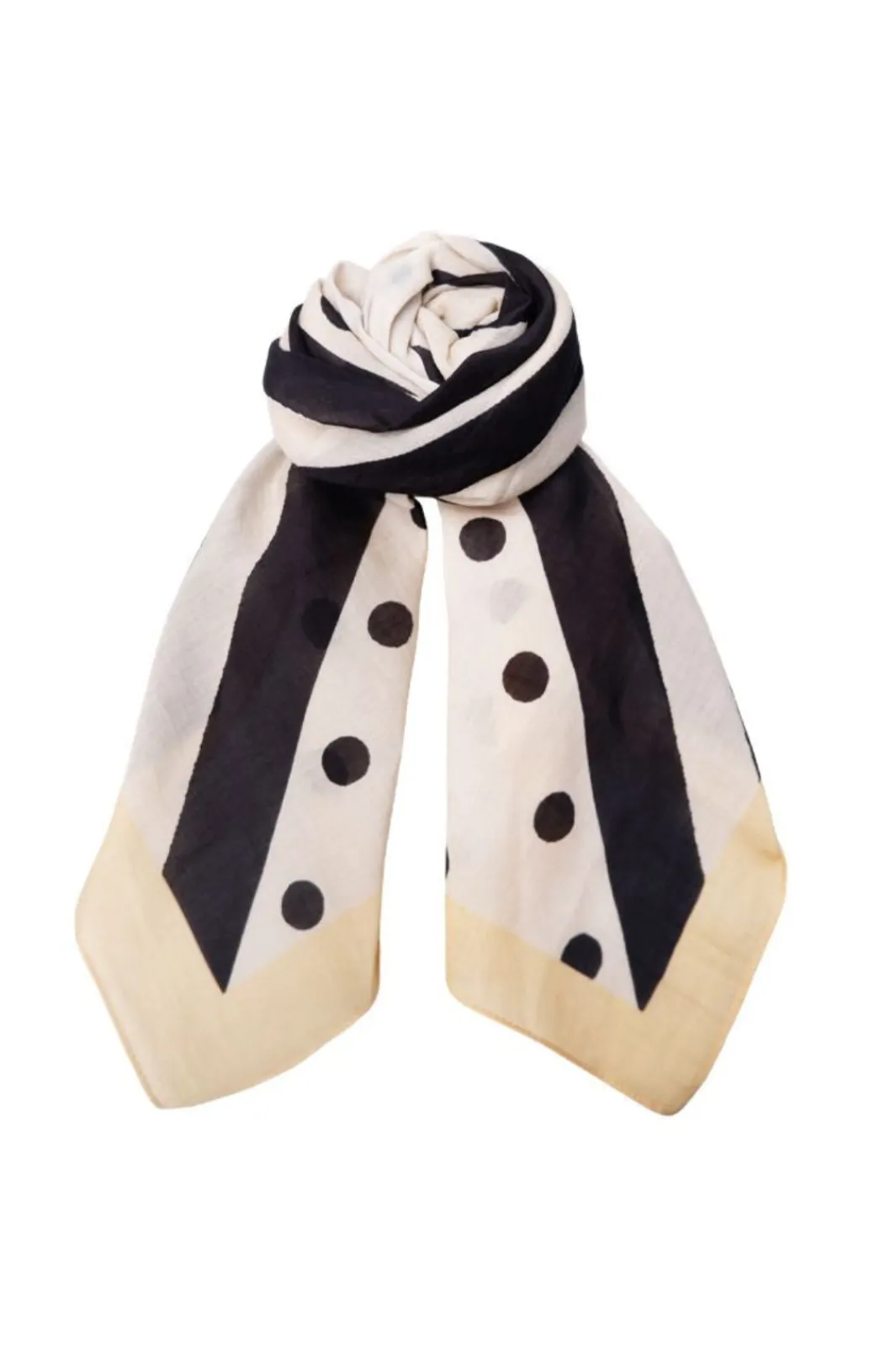 Black Colour Bcestelle Mini Scarf 3658 | Halsdukar