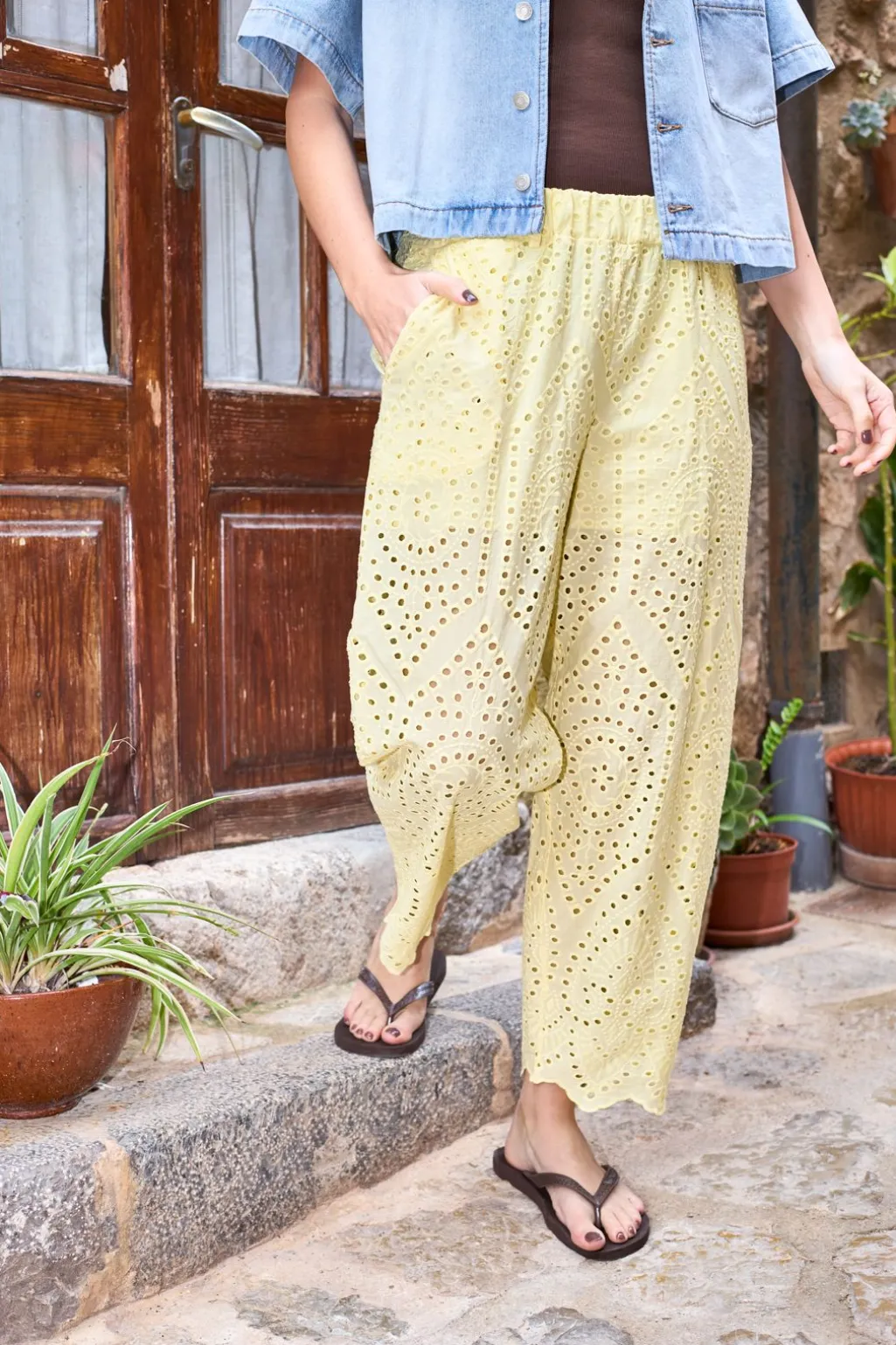 Bcfrey Barrel Lace Pant 41196