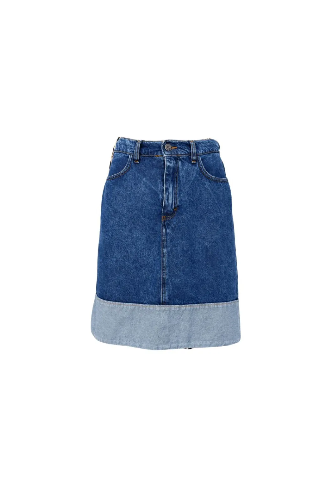 Black Colour Bcizzy Denim Skirt 41094 | Kjolar