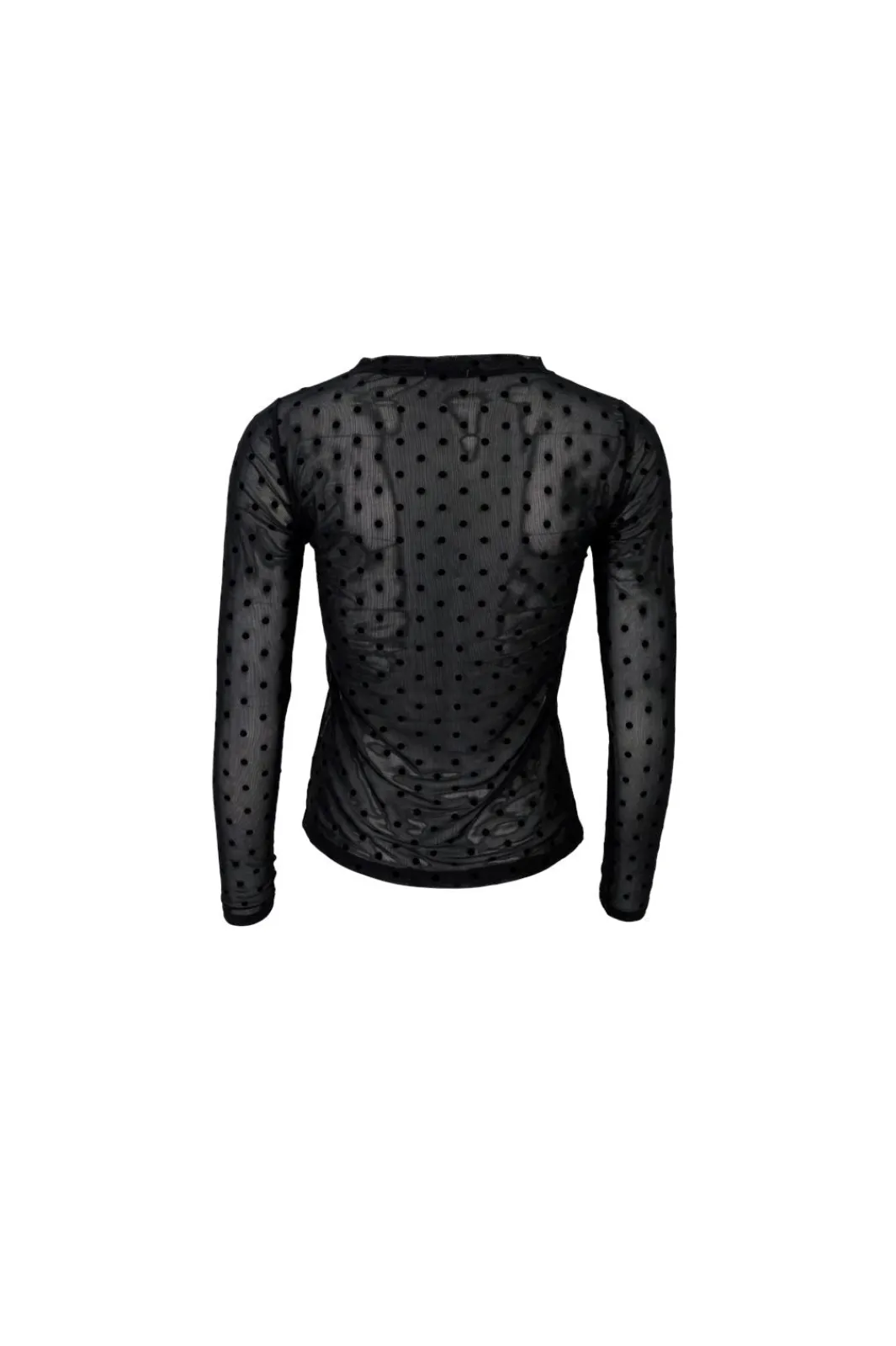 Black Colour Bcjennie Dotted Mesh Blouse | Blusar & Skjortor