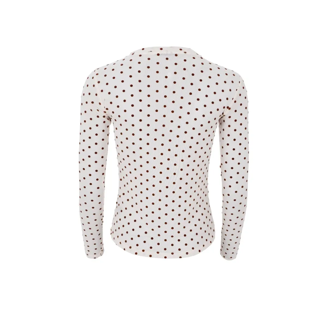 Black Colour Bcjennie Dotted Mesh Blouse 40611 | Blusar & Skjortor
