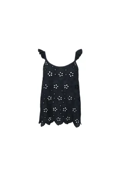 Black Colour Bcjuliana Lace Strap Top 41183 | Blusar & Skjortor