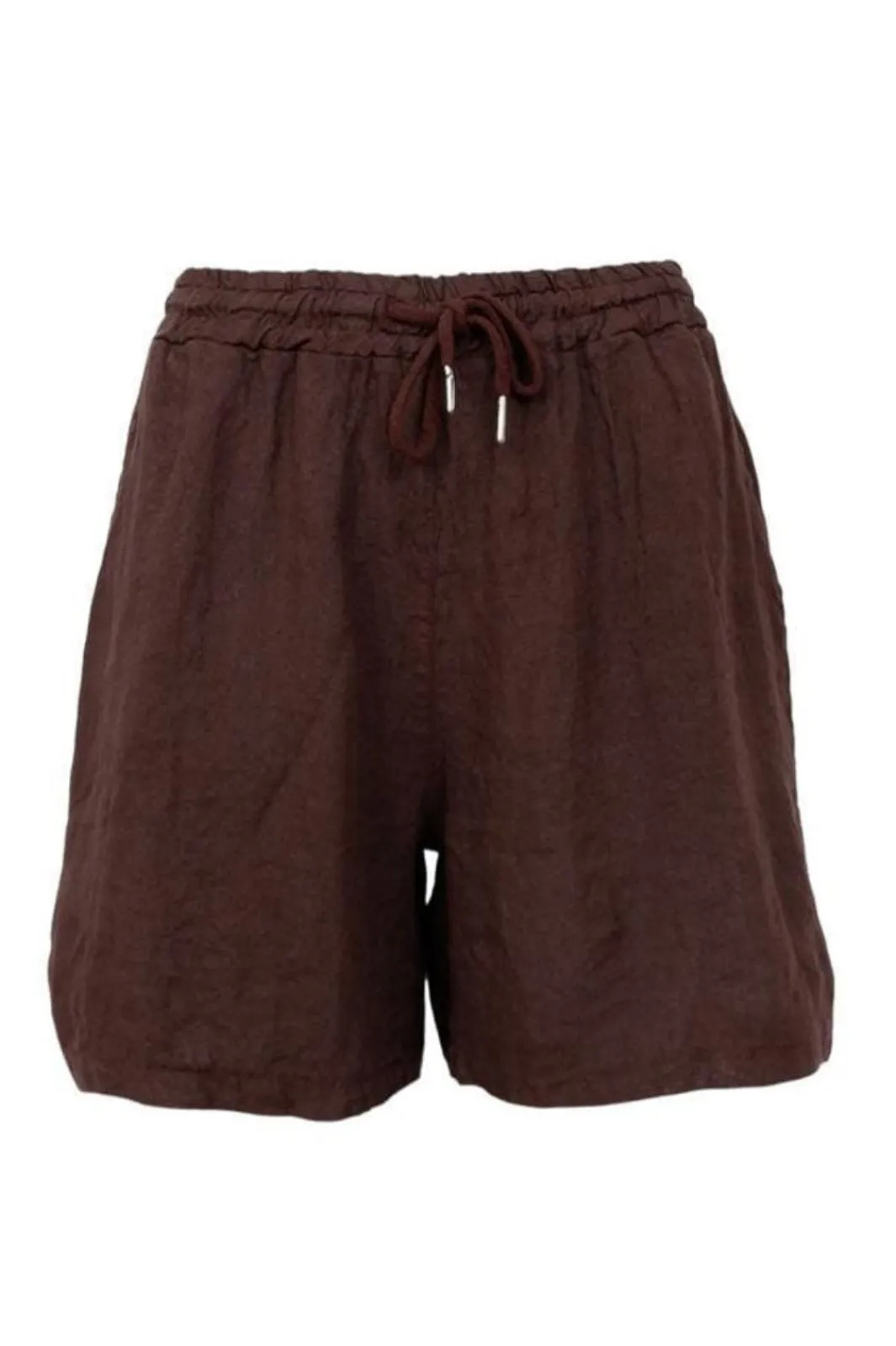 Black Colour Bcmelina Linen Shorts 40575 | Shorts