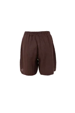 Black Colour Bcmelina Linen Shorts 40575 | Shorts