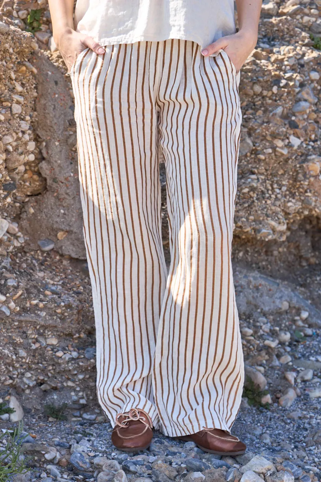 Bcmelina Wide Linen Pant 41114