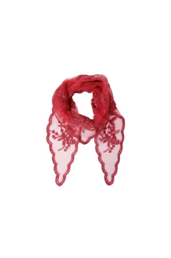 Black Colour Bcmiriana Triangle Lace Scarf 3643 | Halsdukar