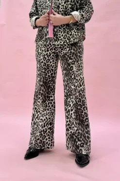 Black Colour Bcneel Printed Pant | Jeans, Leggings & Byxor