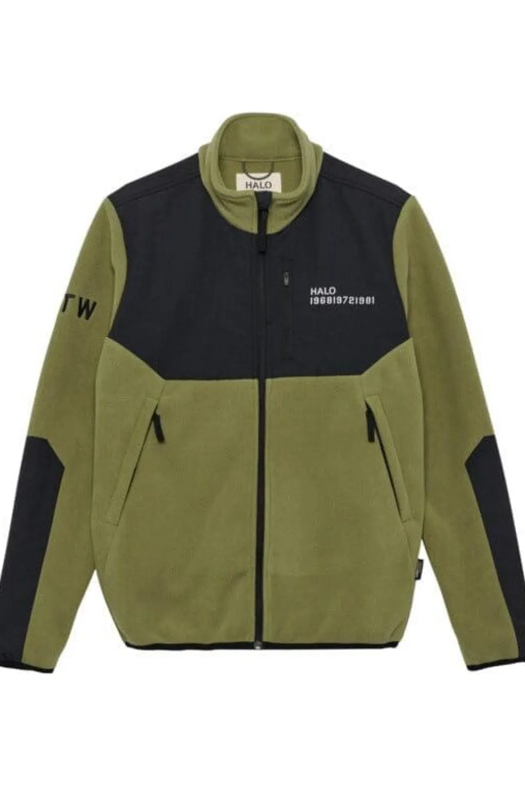 Blocked Zip Fleece 610209