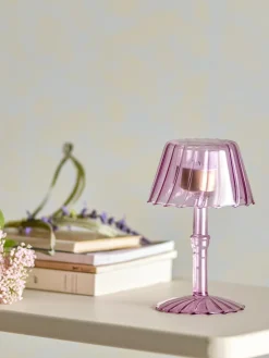 Bloomingville Bvcisco Fyrfadsstage, Rosa, Glas 82061723 | Dekorationer