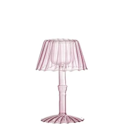 Bloomingville Bvcisco Fyrfadsstage, Rosa, Glas 82061723 | Dekorationer