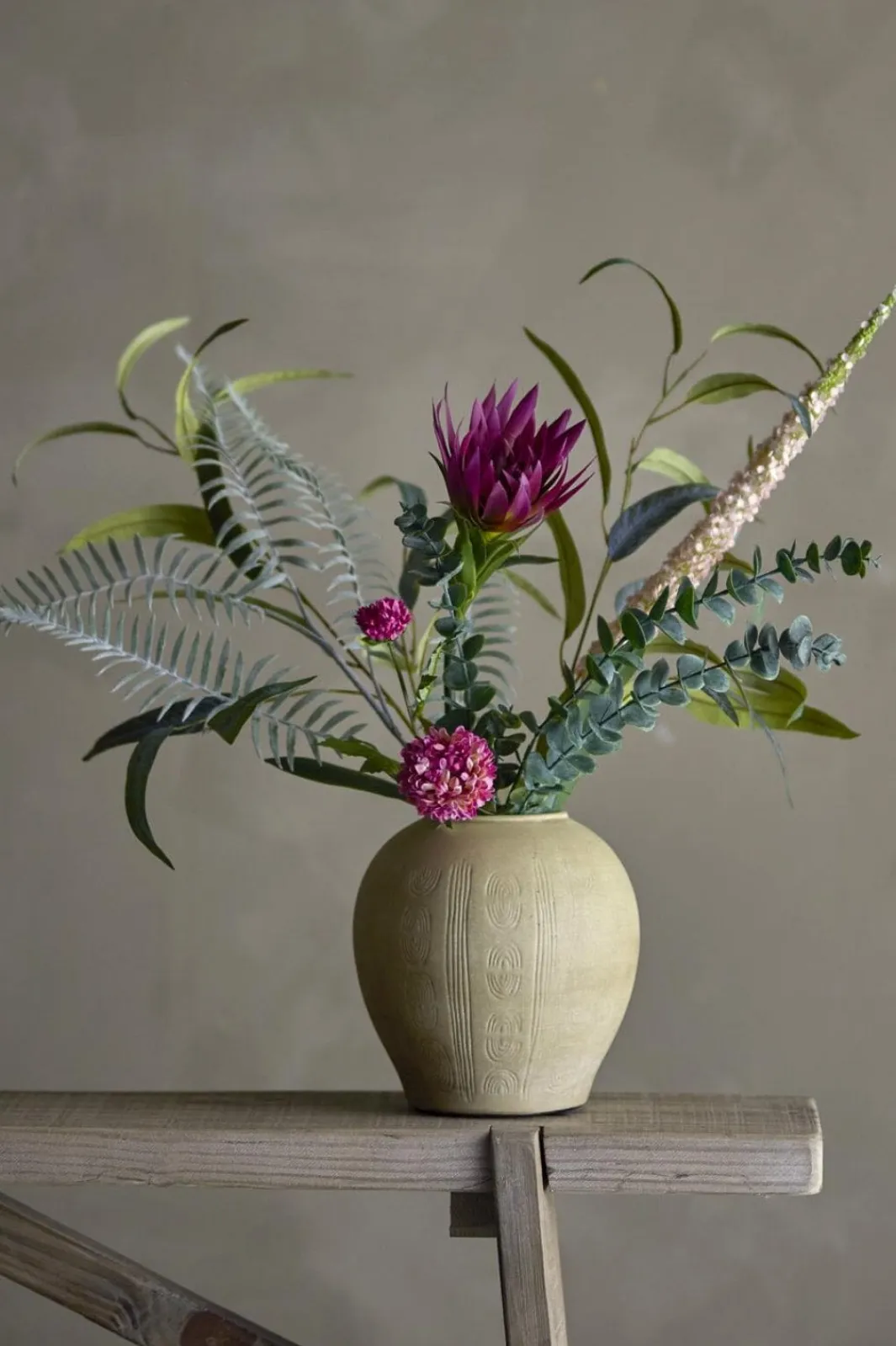 Bloomingville Bvcrown Buket, Rød, Kunstige Blomster 82061536 | Dekorationer