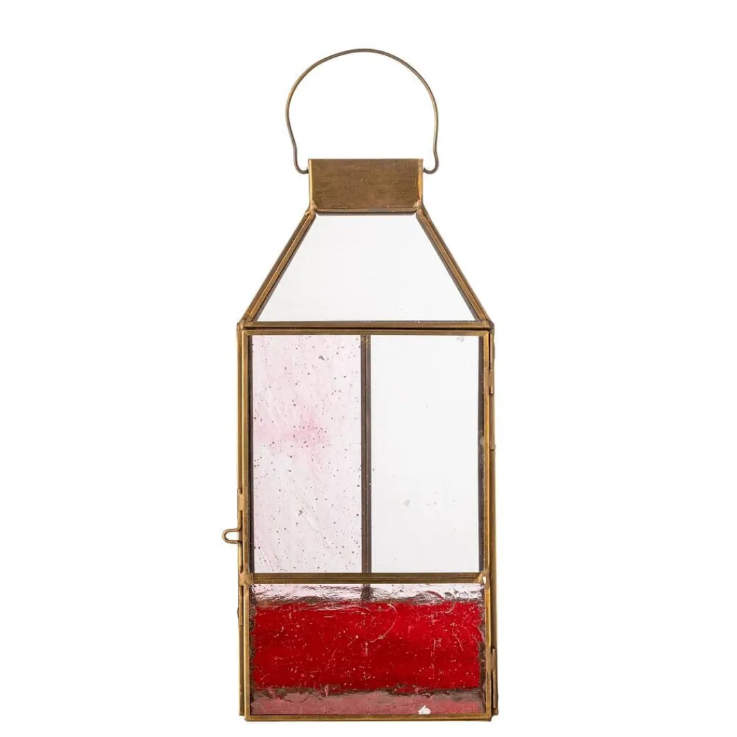 Bloomingville Bvdrew Lanterne, Rosa, Glas 82072736 | Dekorationer