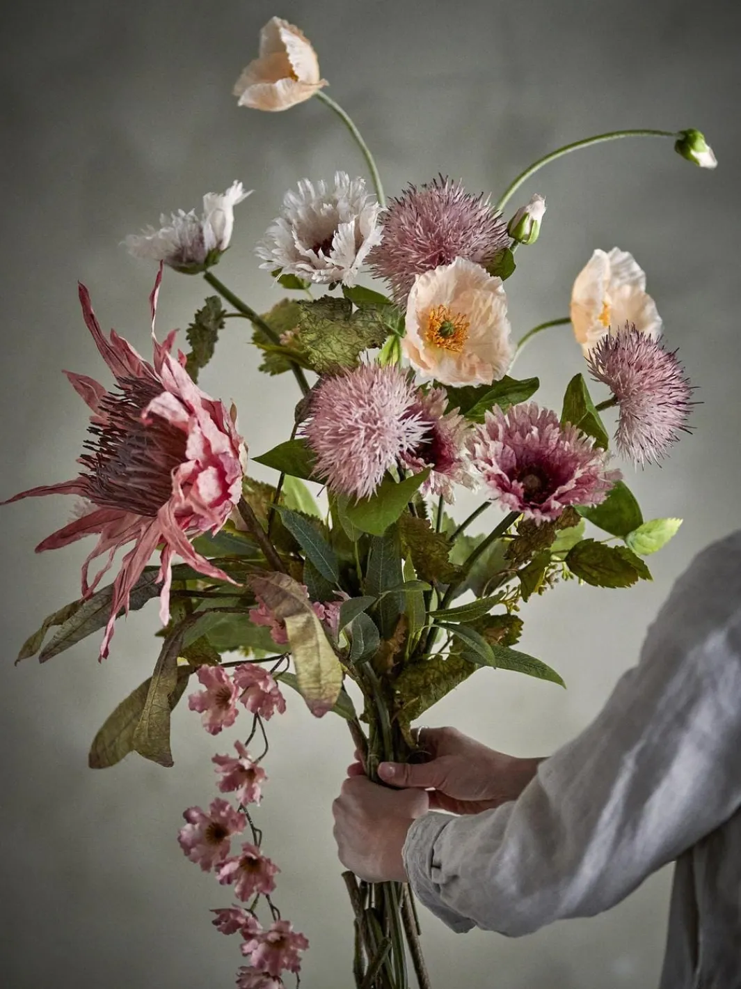Bloomingville Bvdust Buket, Rosa, Kunstige Blomster 82072744 | Dekorationer