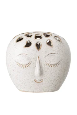 Bloomingville Bvelissa Vase, Hvid, Stentøj | Dekorationer