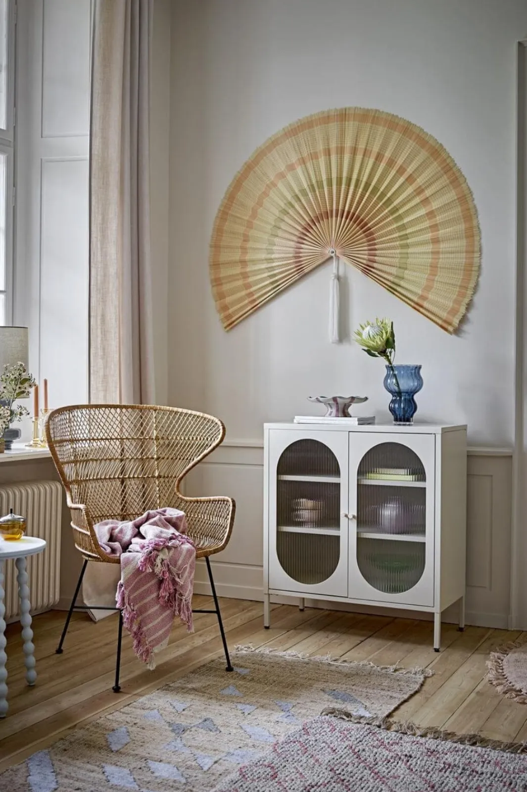 Bloomingville Bvjaime Vægdekoration, Gul, Bambus 82064913 | Dekorationer