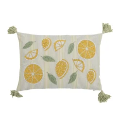 Bloomingville Bvlemon Pude, Gul, Bomuld 82066557 | Mattor, Kuddar & Madrasser