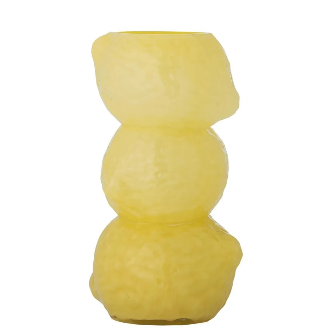 Bloomingville Bvlimone Vase, Gul, Glas 82072788 | Vaser