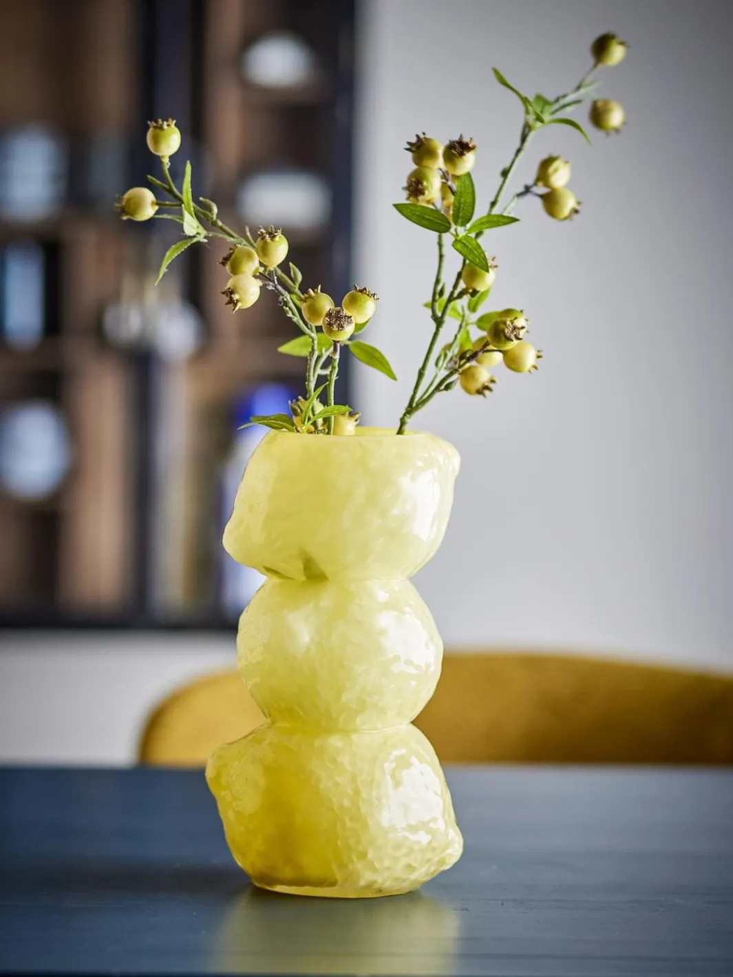 Bloomingville Bvlimone Vase, Gul, Glas 82072788 | Vaser