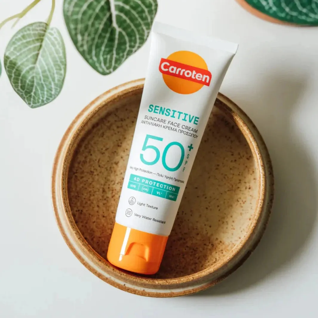 Carroten Caface Sensitiv Cream Spf 50 8571051987 - | Solkrämer