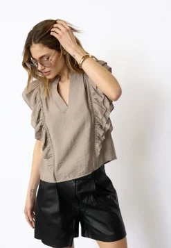 Co´Couture Caucc ace Fri V-Top 45172 | T-Shirts & Toppar