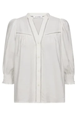 Callumcc Lace Puff V-Shirt 45173