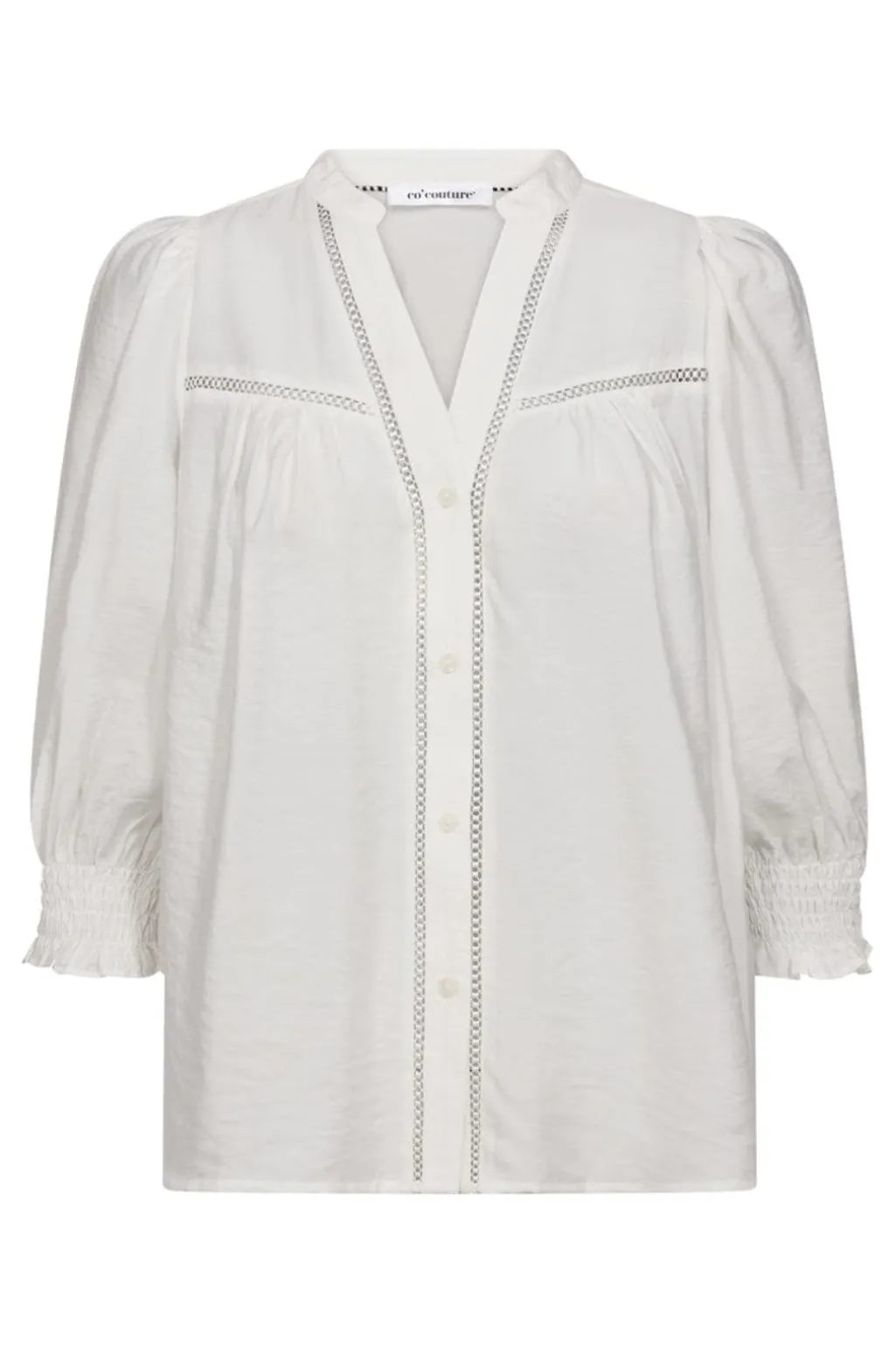 Callumcc Lace Puff V-Shirt 45173