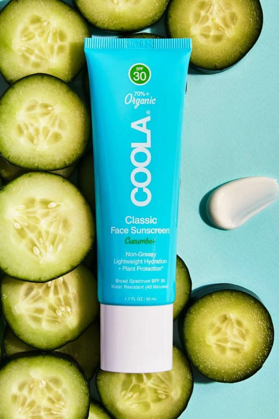 Coola Coclassic Face Lotion Cucumber SPF 30 | Solkrämer
