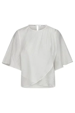 Co´Couture Connycc Drape Boue 45093 | T-Shirts & Toppar