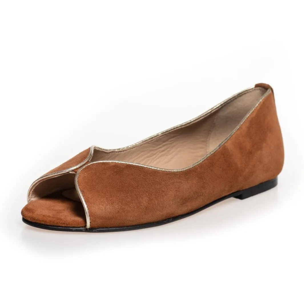 Copenhagen Shoes Cslike A Melody-Suede CS81 | Ballerinas
