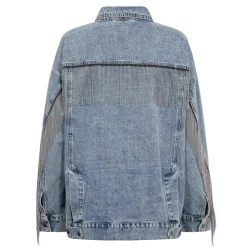 Denicecc Denim Fringe Jacket 500114