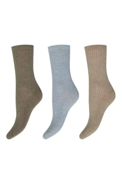 Decoy De3-Pack Ankle Sock Cotton 20226-75 | Damstrumpor & Trikåer