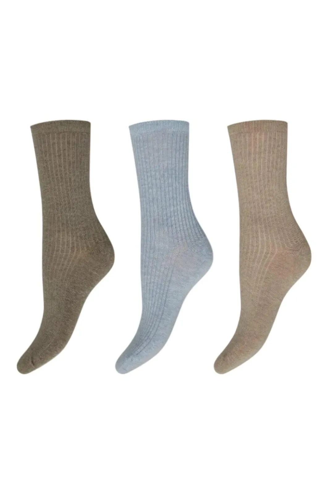 Decoy De3-Pack Ankle Sock Cotton 20226-75 | Damstrumpor & Trikåer
