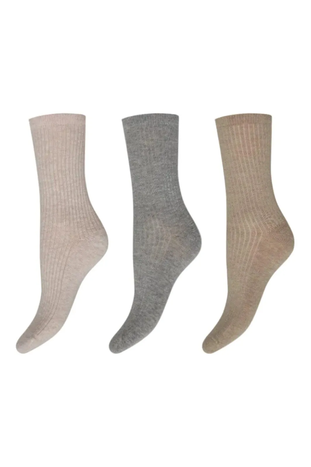 Decoy De3-Pack Ankle Sock Cotton 20226-75 | Damstrumpor & Trikåer