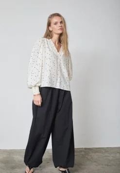 Co´Couture Diecc Dot V-Boue 45062 | Blusar & Skjortor