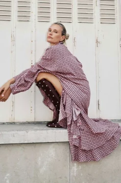 Essentiel Antwerp Eaimagazine Tiered Ruffle Dressimagazine | Klänningar
