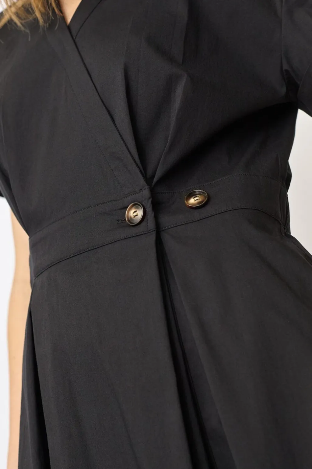 Elaracc Wrap Ss Dress 46112